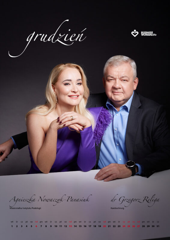 Kartka z kalendarza na miesiąc grudzień.